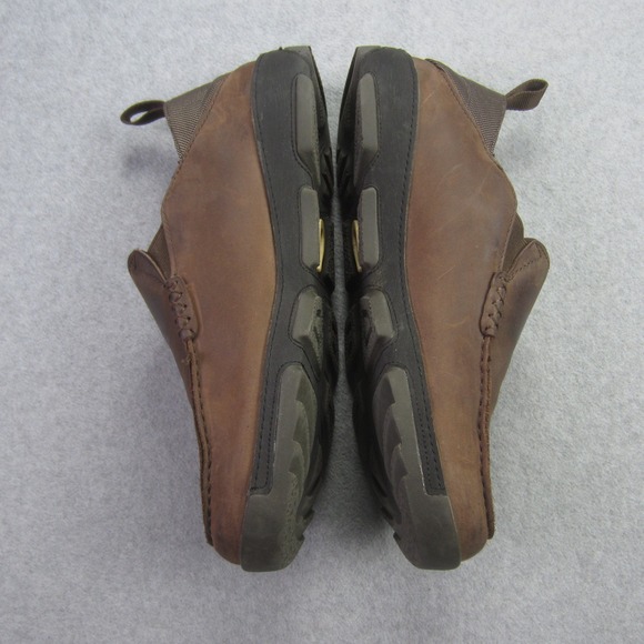 OluKai Shoes Mens 9 Brown Na\'I WP Waterproof‎ Leather Slip On Loafers main image 6